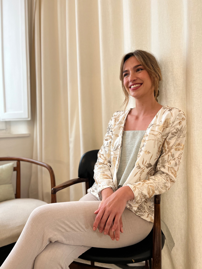 Chaqueta Marigold White